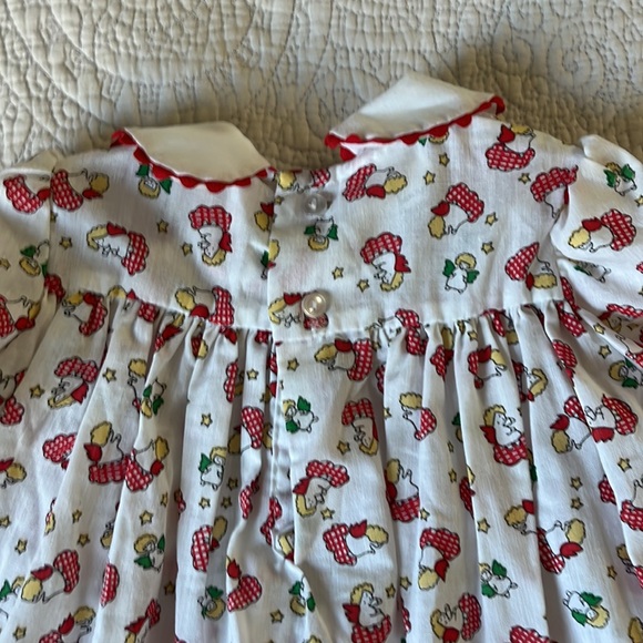 Vintage Polly Flinders Toddler Christmas Dress, 24 Months, Dress with Bloomers - Picture 4 of 7